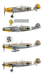 15034 - Messerschmitt Bf 109s over the Mediterranean Part I (decals) - 9